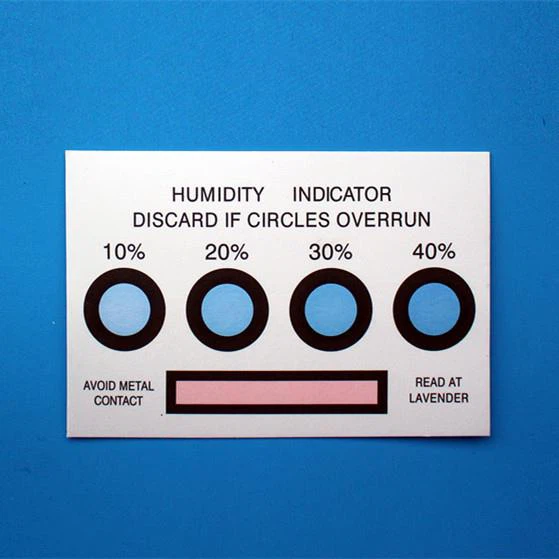 Indicatore di umidità all'ingrosso da blu a rosa